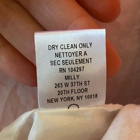 Milly of New York Orange Cotton Balconet Mini Dress - Picture 10 of 11
